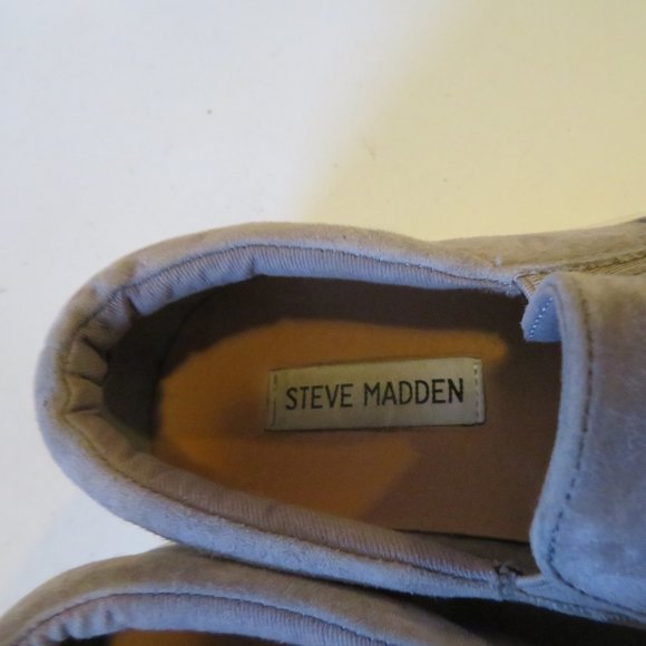STEVE MADDEN GREY SUEDE SNEAKERS SZ 6.5* - Picture 6 of 6
